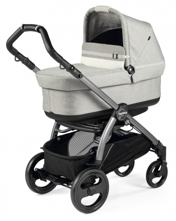 Коляска для новорожденных Peg Perego Book 51 Pop Up (шасси White/Black) — Luxe Pure