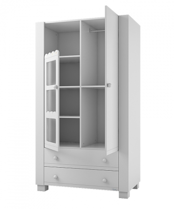 Детский шкаф Micuna Amelia Aran А-1718 — white