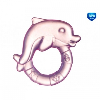 Прорезыватель водный охлаждающий Canpol "Дельфин" арт. 2/221, 0+ мес. — розовый