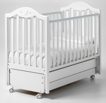 Детская кроватка-маятник Baby Italia Didi — Белый (Bianco)