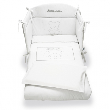 Комплект в кроватку Pali Little Star 3 предмета — White (белый)
