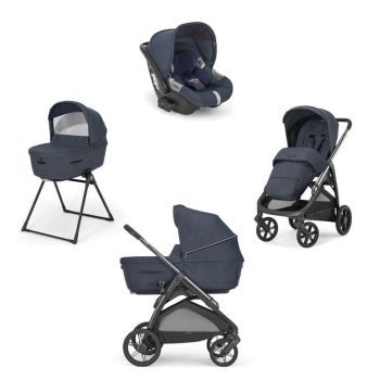 Коляска 3 в 1 Inglesina Aptica (DRW I-Size) с подставкой под люльку Stand Up — Resort Blue