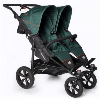 Прогулочная коляска для двойни TFK Twin Trail 2019 — Pine Grove T-TWT-19-352