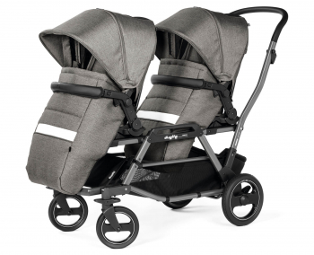 Коляска для двойни Peg Perego Duette Piroet — City Grey