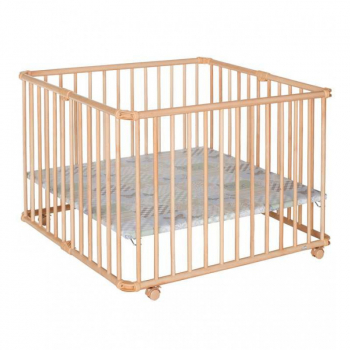 Детский манеж-кроватка Geuther Lucilee 94,5х102 — натуральный 04
