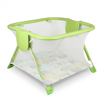 Манеж детский Globex Книжка NEW — зеленый арт.110405