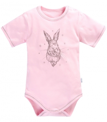 Комбинезон\Боди корот. рукав,с плеч. застежкой Веселый малыш 