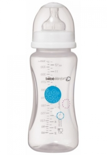 Бутылочка Bebe Confort серия Maternity PP, сил. соска для молока и воды, 360 мл, 6-24 мес.