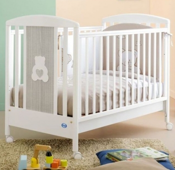 Детская кроватка Pali Gaia — Белый/Серый