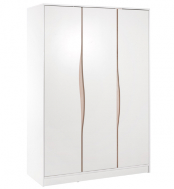 Шкаф Geuther Wave трехсекционный — Белый/Бук