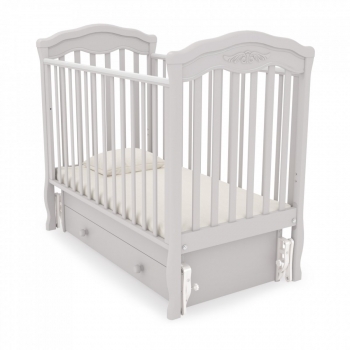 Детская кроватка Gandilyan (Гандылян) Шарлотта маятник — белая ночь