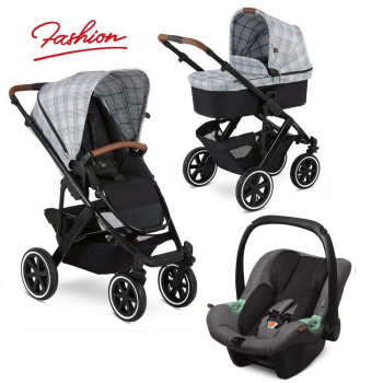 Коляска 3 в 1 FD-Design Salsa 4 Air Fashion — Smaragd/Asphalt