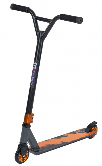 Самокат трюковой Farfello HD-S2001 — Серо-оранжевый