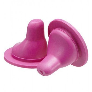 Мягкие носики для чашек-непроливаек BornFree [ art. 20010 ] — Розовый