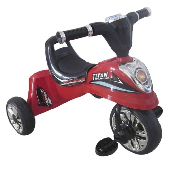 Велосипед детский трехколёсный Maxi Toys PitStop со Световыми и Звуковыми Эффектами