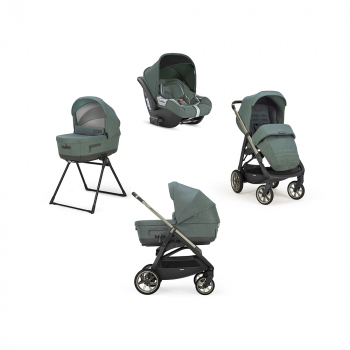 Коляска 3 в 1 Inglesina Aptica System Quattro — Neptune Greyish/Iridium