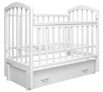 Детская кроватка Farfello "Алита" (4) а/с — белый
