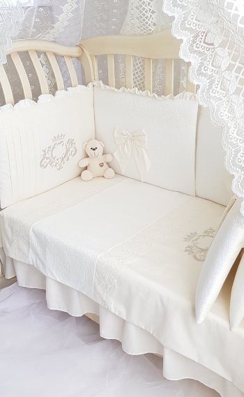 Комплект постельного белья Eco Line Madrid Light (120х60) — Бежевый