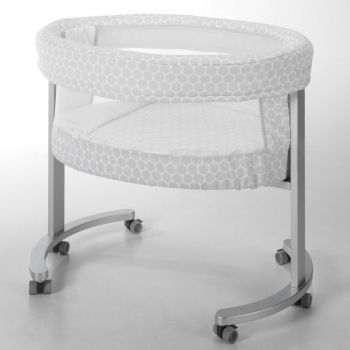 Колыбель Micuna Smart Fresh MO-1456 — Grey Dots/Aluminium