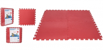 Игровой коврик 4-х секционный Pilsan Eva Play Ma — Красный