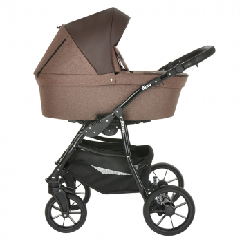 Коляска 2 в 1 PITUSO Nino — Brown+Кожа Brown