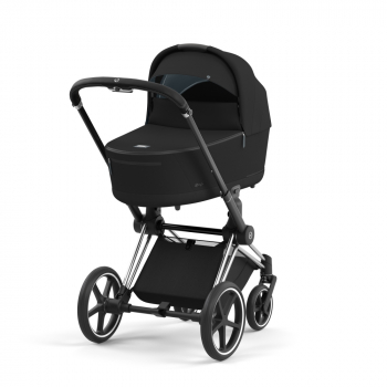 Коляска для новорожденных Cybex Priam IV (шасси Chrome Black) — Deep Black