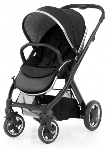 Прогулочная коляска Oyster 2 + Colour Pack (шасси Black) — Smooth Black