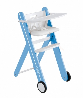 Стульчик для кормления Micuna Sport T-1846 — White/Blue Boreal