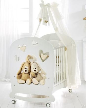 Детская кровать Baby Expert Cremino by Trudi — белый