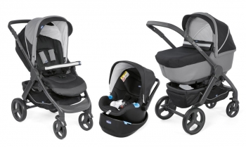Коляска 3 в 1 Chicco StyleGo Up — Jet Black