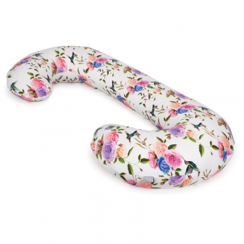 Подушка для кормления Ceba Baby Physio Duo Flora Fauna трикотажная — Flores W-705-099-546