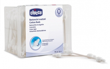 Ватные палочки Chicco (с ограничителем) — 90 шт.