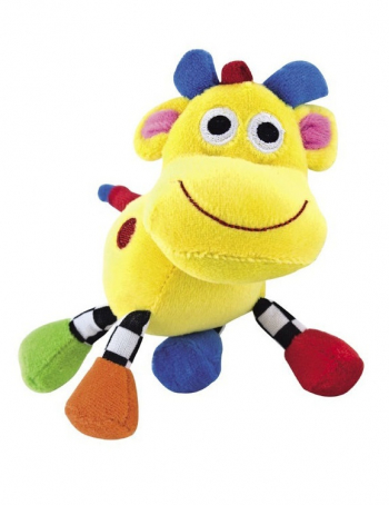 Погремушка Canpol Сумасшедшие животные арт. 2/284, 0+ — желтая корова