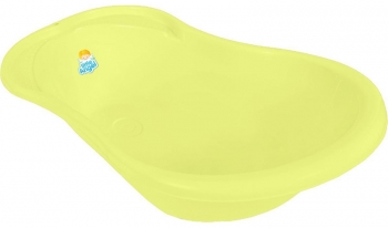Ванночка детская Littel Angel "Ангел" с термометром 84 см — желтый