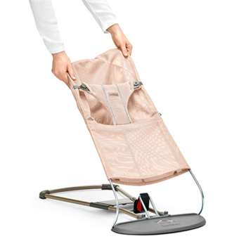 Чехол для шезлонга BabyBjorn "Bliss Mesh" [ art. 0120 ] — 01 / жемчужно-розовый