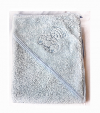 Полотенце с капюшоном махровое RED&SLY 100% хлопок — Голубой