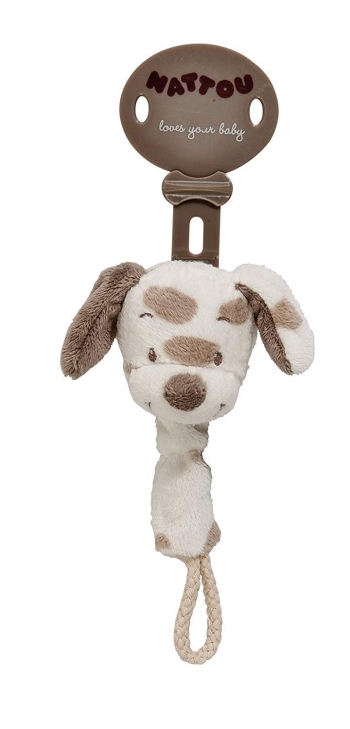 Держатель для соски Nattou Pacifinder Max, Noa Tom — Собачка 777254
