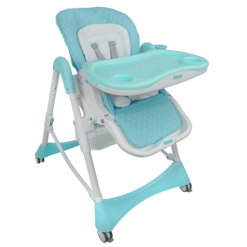 Стульчик для кормления Pituso Nana — BLUE светло-бирюзовый ECO-кожа