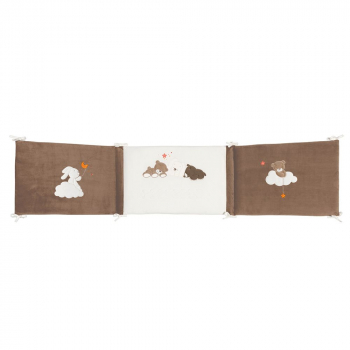 Бортик для кровати универсальный Nattou — Mia Basile Кролик и Мишка 562355