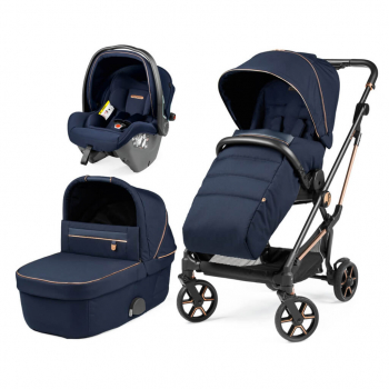 Коляска 3 в 1 Peg Perego Vivace SLK Modular Special Edition — Blue Shine