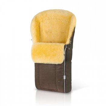 Конверт в коляску меховой Esspero Nicolas Leatherette (натуральная овчина) — Nubuck