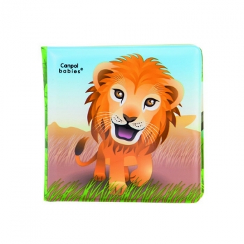 Книжка с пищалкой Canpol 6+ мес., арт. 2/083 — львенок
