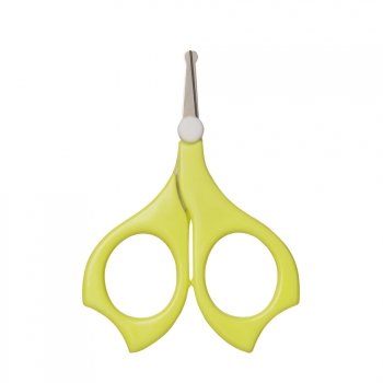 Ножницы детские для ногтей с колпачком Happy Baby — Lime