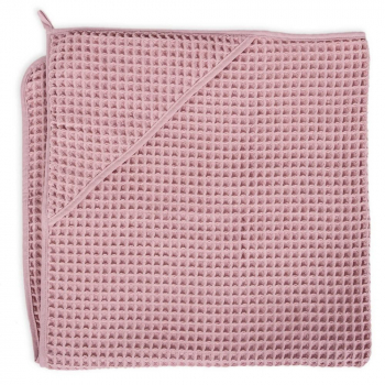 Полотенце-уголок Ceba Baby 100x100 см вафельное  — Silver Pink W-815-303-130