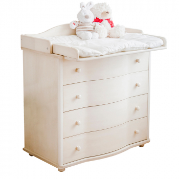 Пеленальный комод Красная звезда (Можга) С 566 — Античный белый