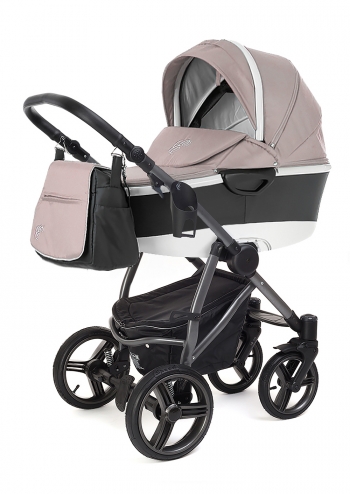 Коляска для новорожденных Esspero Newborn Lux Alu (шасси Graphite) — Beige