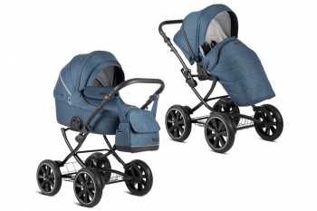 Коляска 2 в 1 Noordi Fjordi Classic — Jeans Blue 816/1