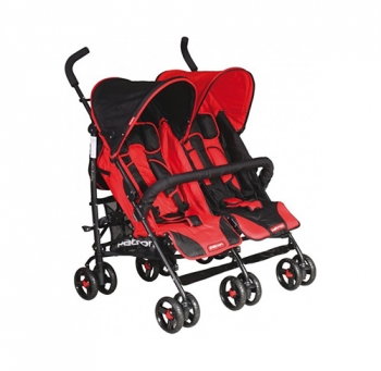 Коляска для двойни Patron Atlas Duplex — ruby red