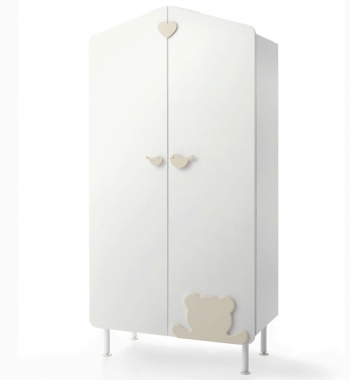 Шкаф Baby Expert Casetta — белый/крем