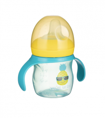 Поильник обучающий Canpol So Cool с силиконовым носиком, арт. 57/303, 6м+, 150 мл — желтый